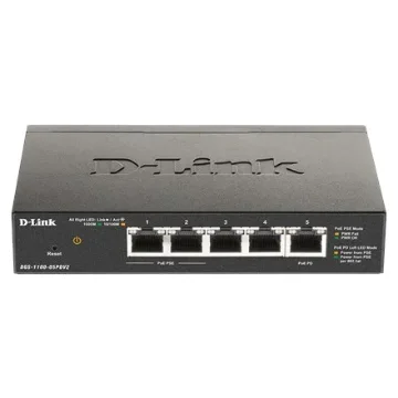 Picture of D-Link 5-Port Gigabit Poe Smart Managed Switch with 1 Pd Port - DGS-1100-05PDV2