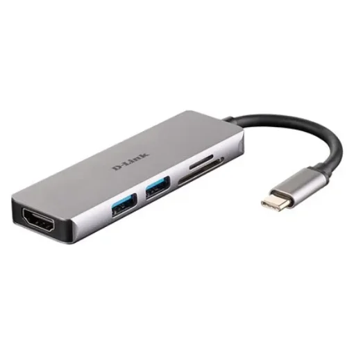 Picture of D-Link 5-In-1 Usb-C Hub with Hdmi and Sd/Microsd Card Reader - DUB-M530