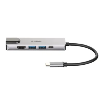 Picture of D-Link 5-In-1 Usb-C Hub with Hdmi/Ethernet and Power Delivery - DUB-M520