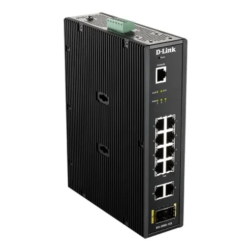 Picture of D-Link 12-Port L2 Industrial Smart Managed Switch with 10 X 1GBaseT(X) & 2 X Sfp - DIS-200G-12S