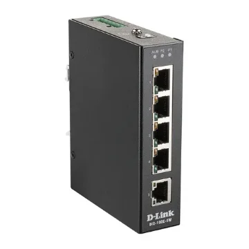 Picture of D-Link 5-Port Unmanaged Industrial Switch with 5 X 10/100 Baset(X) Ports - DIS-100E-5W