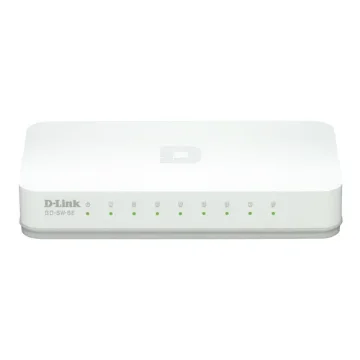 Picture of D-Link GO-SW-8E/E Network Switch Unmanaged Fast Ethernet (10/100) White - GO-SW-8E/E