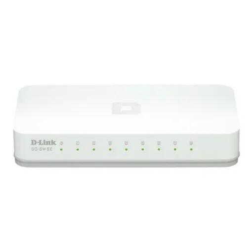 Picture of D-Link GO-SW-8E/E Network Switch Unmanaged Fast Ethernet (10/100) White - GO-SW-8E/E