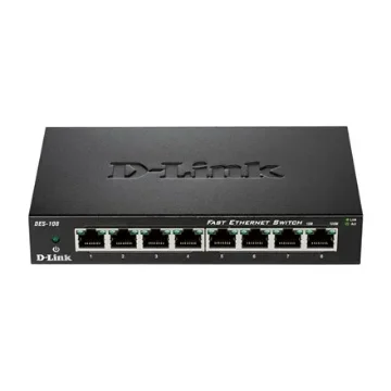 Picture of D-Link Des-108 Black - Des-108/E