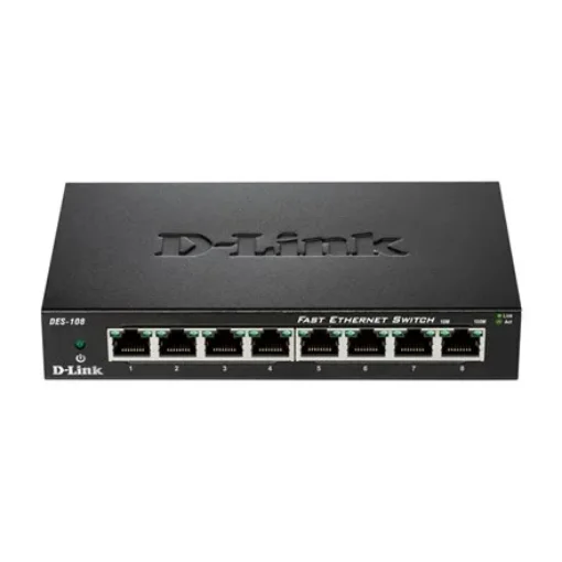 Picture of D-Link Des-108 Black - Des-108/E