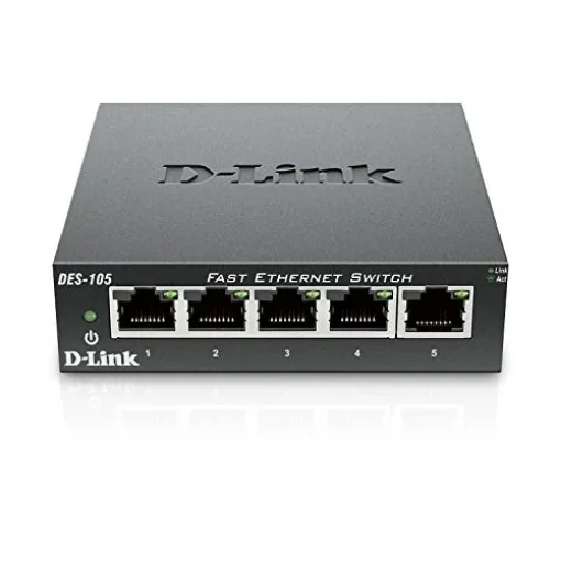 Picture of D-Link Des-105 Unmanaged L2 Black - Des-105/E
