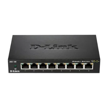 Picture of D-Link Dgs-108 Black - Dgs-108/E
