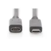 Picture of Digitus Usb Type-C Gen2 Extension Cable, Type-C To C - Ak-300210-007-S