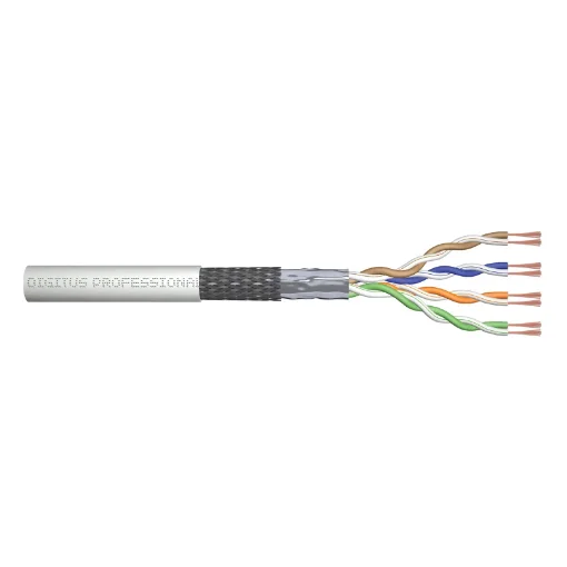 Picture of Digitus Cat 5e Sf/Utp Twisted Pair Patch Cord, Raw - Dk-1531-P-305-1