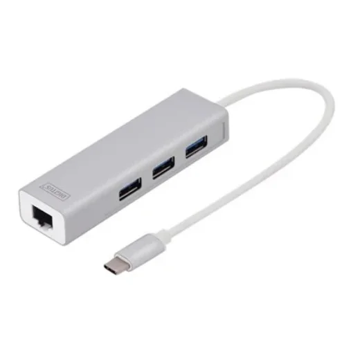 Picture of Digitus Usb Type-C™ 3-Port Hub + Gigabit Ethernet - Da-70255