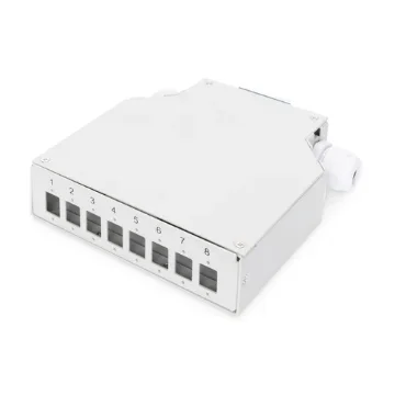 Picture of Digitus Din Rail Splice Box for 8 Lc/Dx Couplers - Dn-96891