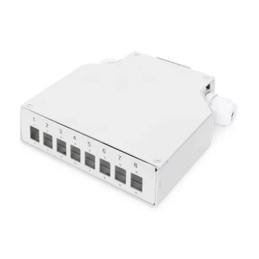 Picture of Digitus Din Rail Splice Box for 8 Lc/Dx Couplers - Dn-96891