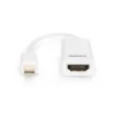 Picture of Digitus Mini Displayport - Hdmi Adapter / Converter - Ak-340411-001-W