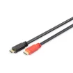 Picture of Digitus Hdmi High Speed Connection Cable with Ethernet and Signal Amplifier - Ak-330118-200-S
