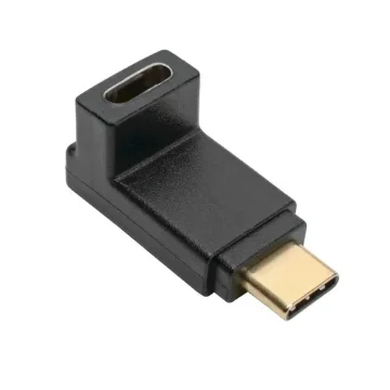 Picture of Eaton - Tripp Lite U420-000-F-UD Usb-C Right Angle Adapter (M/F) , 3.1, Gen 2, 10 Gbps, Thunderbolt 3 Compatible, 3A Rating - U420-000-F-UD
