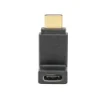 Picture of Eaton - Tripp Lite U420-000-F-UD Usb-C Right Angle Adapter (M/F) , 3.1, Gen 2, 10 Gbps, Thunderbolt 3 Compatible, 3A Rating - U420-000-F-UD