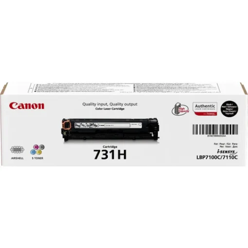 Picture of Canon 731H Toner Cartridge 1 Pc(S) Original Black - 6273B002