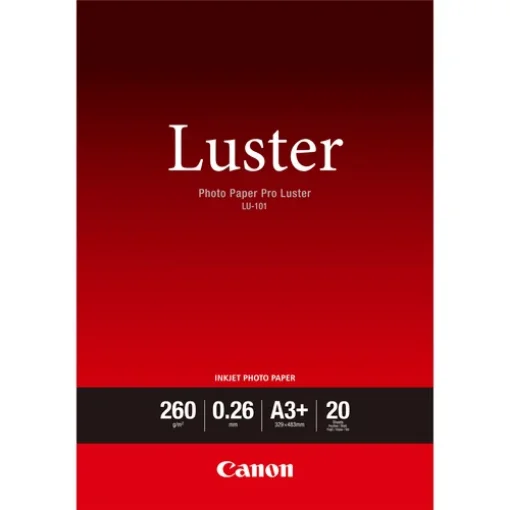 Picture of Canon Lu-101 Luster Photo Paper Pro A3 Plus - 20 Sheets - 6211B008