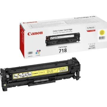 Picture of Canon Crg-718 Y Toner Cartridge 1 Pc(S) Original Yellow - 2659B002