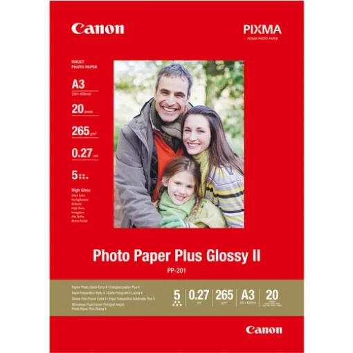 Picture of Canon Pp-201 Glossy Ii Photo Paper Plus A3 - 20 Sheets - 2311B020
