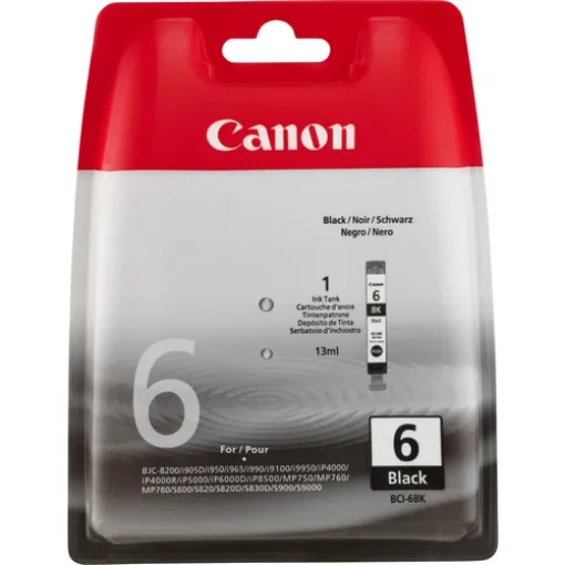 Picture of Canon BCI-6BK Black Ink Cartridge - 4705A002