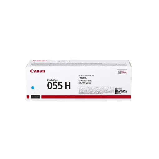 Picture of Canon 055H Toner Cartridge 1 Pc(S) Original Cyan - 3019C002
