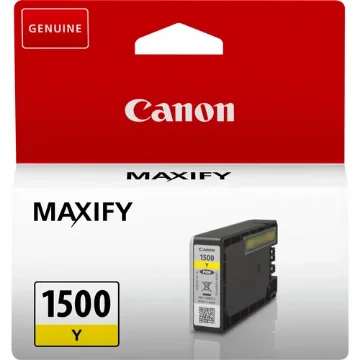 Picture of Canon PGI-1500Y Yellow Ink Cartridge - 9231B001
