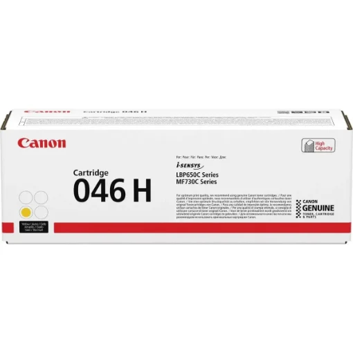 Picture of Canon 046 H Toner Cartridge 1 Pc(S) Original Yellow - 1251C002