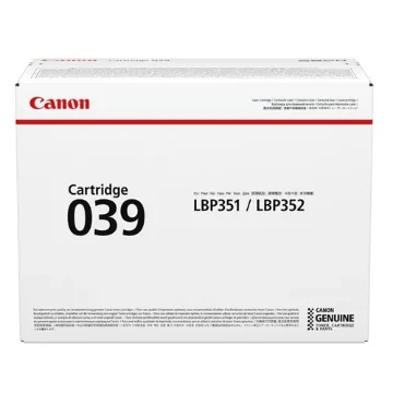 Picture of Canon 039 Toner Cartridge 1 Pc(S) Original Black - 0287C001