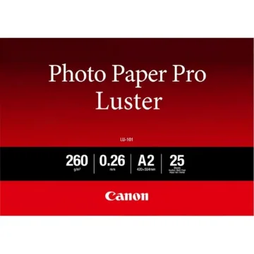 Picture of Canon Lu-101 Luster Photo Paper Pro A2 - 25 Sheets - 6211B026