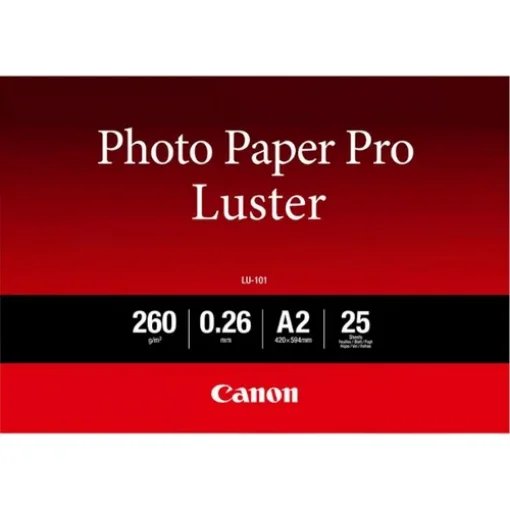 Picture of Canon Lu-101 Luster Photo Paper Pro A2 - 25 Sheets - 6211B026