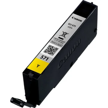 Picture of Canon CLI-571Y Yellow Ink Cartridge - 0388C001