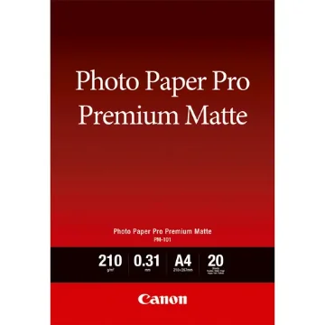 Picture of Canon Pm-101 Premium Matte Photo Paper A4 - 20 Sheets - 8657B005