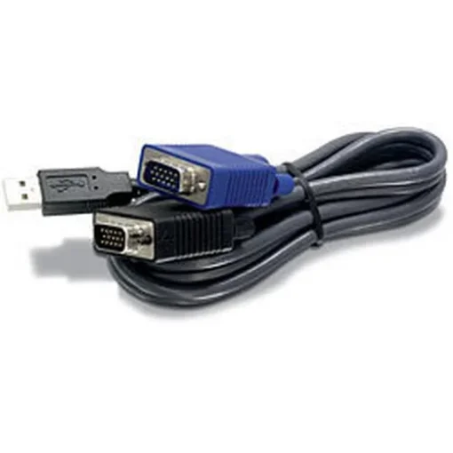 Picture of Trendnet 1.8m Usb/Vga Kvm Cable Black - TK-CU06