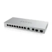 Picture of Zyxel XGS1010-12-ZZ0102F Network Switch Unmanaged Gigabit Ethernet (10/100/1000) Grey - XGS1010-12-ZZ0102F