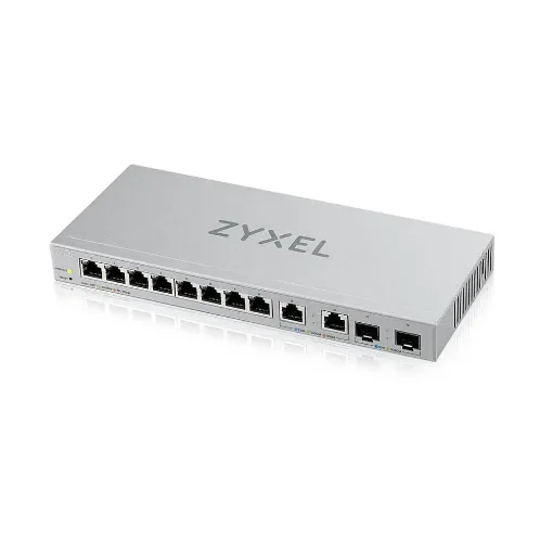 Picture of Zyxel XGS1210-12-ZZ0102F Network Switch Managed Gigabit Ethernet (10/100/1000) Grey - XGS1210-12-ZZ0102F