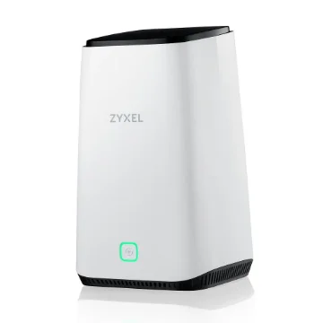 Picture of Zyxel FWA510 Wireless Router Multi-Gigabit Ethernet Tri-Band (2.4 Ghz / 5 Ghz / 5 Ghz) 5G Black, White - FWA-510-EU0102F