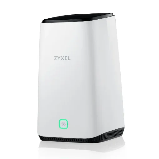 Picture of Zyxel FWA510 Wireless Router Multi-Gigabit Ethernet Tri-Band (2.4 Ghz / 5 Ghz / 5 Ghz) 5G Black, White - FWA-510-EU0102F
