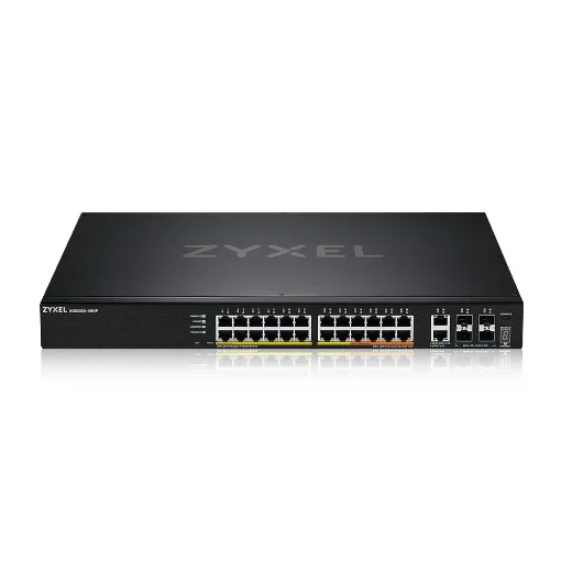Picture of Zyxel XGS2220-30HP Managed L3 Gigabit Ethernet (10/100/1000) Power Over Ethernet (Poe) Black - XGS2220-30HP-EU0101F