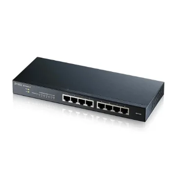 Picture of Zyxel GS1900-8 Managed L2 Gigabit Ethernet (10/100/1000) Black - GS1900-8-EU0102F
