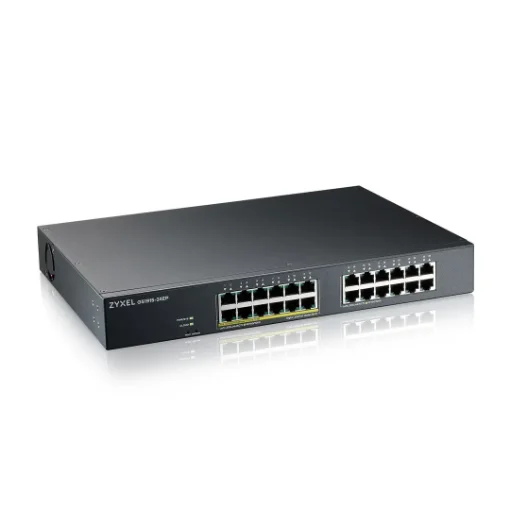 Picture of Zyxel GS1915-24EP Managed L2 Gigabit Ethernet (10/100/1000) Power Over Ethernet (Poe) 1U Black - GS1915-24EP-EU0101F