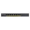 Picture of Zyxel GS1900-8HP v3 Poe Managed L2 Gigabit Ethernet (10/100/1000) Power Over Ethernet (Poe) Black - GS1900-8HP-EU0103F
