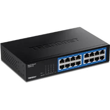 Picture of Trendnet TEG-S17D Network Switch Gigabit Ethernet (10/100/1000) Black - TEG-S17D