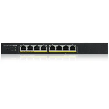 Picture of Zyxel GS1915-8EP Managed L2 Gigabit Ethernet (10/100/1000) Power Over Ethernet (Poe) Black - GS1915-8EP-EU0101F