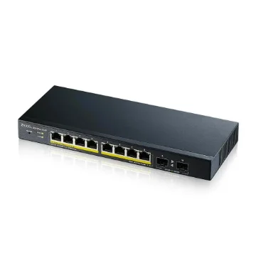 Picture of Zyxel GS1900-10HP Managed L2 Gigabit Ethernet (10/100/1000) Power Over Ethernet (Poe) Black - GS1900-10HP-EU0102F
