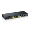 Picture of Zyxel GS1900-10HP Managed L2 Gigabit Ethernet (10/100/1000) Power Over Ethernet (Poe) Black - GS1900-10HP-EU0102F