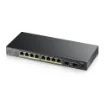 Picture of Zyxel GS1100-10HP v2 Unmanaged Gigabit Ethernet (10/100/1000) Power Over Ethernet (Poe) Black - GS1100-10HP-EU0102F