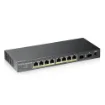 Picture of Zyxel GS1100-10HP v2 Unmanaged Gigabit Ethernet (10/100/1000) Power Over Ethernet (Poe) Black - GS1100-10HP-EU0102F