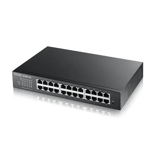 Picture of Zyxel GS1900-24E-EU0103F Network Switch Managed L2 Gigabit Ethernet (10/100/1000) 1U Black - GS1900-24E-EU0103F