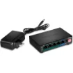 Picture of Trendnet TPE-TG51G Network Switch Gigabit Ethernet (10/100/1000) Power Over Ethernet (Poe) Black - TPE-TG51G